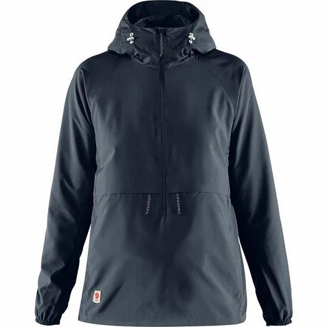 Fjällräven Women High Coast Anoraks Navy PH354851 Philippines